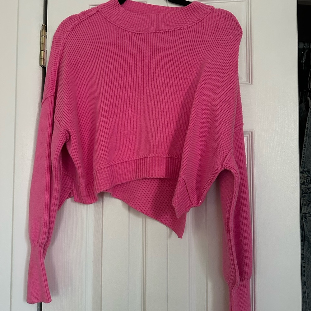 Free People Crop Sweater